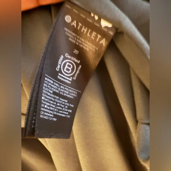 Athleta Blazer Womens Sz 20 Endless Primatwill Jacket Sage Green Open Tie Front - Picture 4 of 4